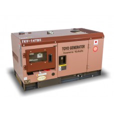 Дизельный генератор TOYO TKV-14TBS в шумозащитном кожухе