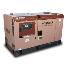 Дизельный генератор TOYO TKV-20TBS в шумозащитном кожухе